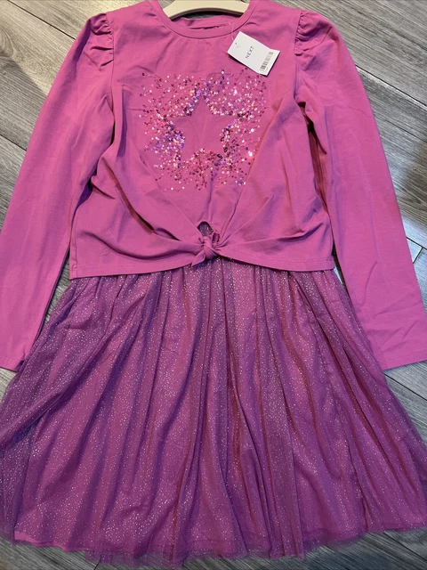 Next girls age 11 sequin jumper and dress set BNWT 💖