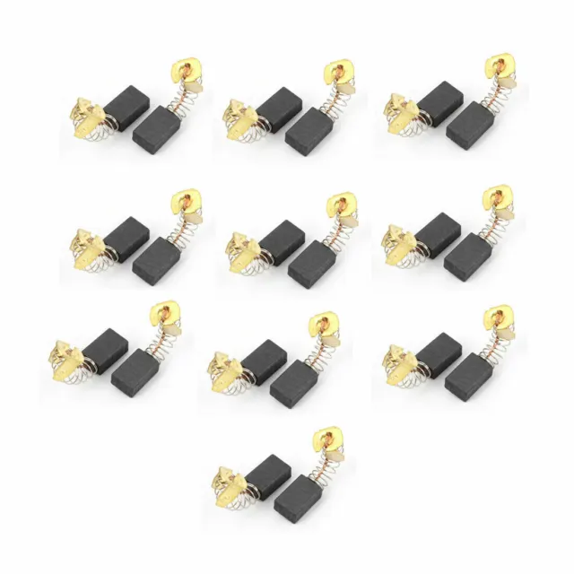 10 Pair Power Tool 12mm x 8mm x 5mm Carbon Motor Brushes Spare Part