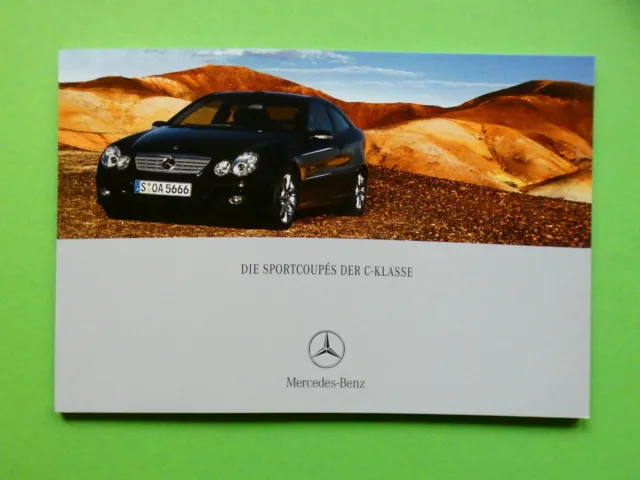 Prospekt / Katalog / Brochure Mercedes CL203 C-Klasse Coupe - 07/05