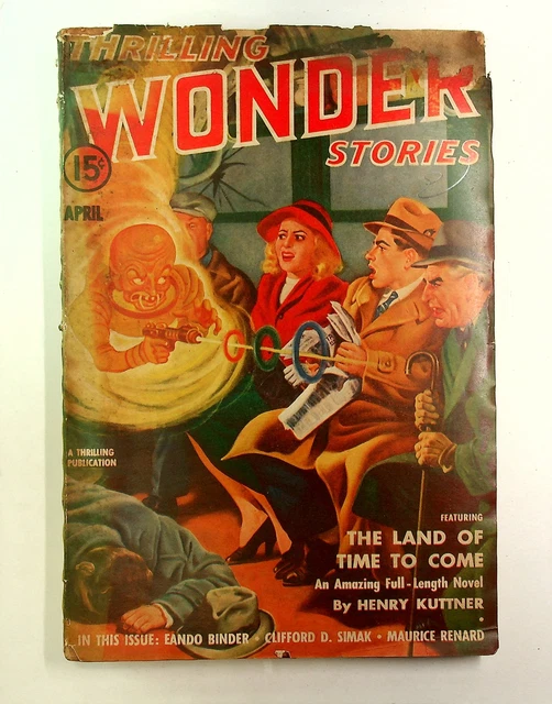 Thrilling Wonder Stories Pulp Apr 1941 Vol. 20 #1 GD+ 2.5