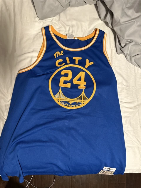 VINTAGE NBA Hardwood Classics Golden State Warriors 66-67 Rick Barry Jersey 2XL