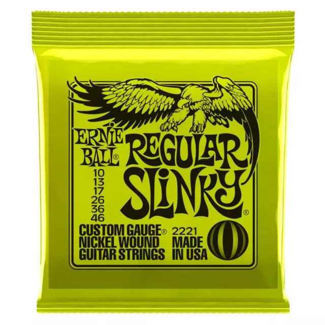 Ernie Ball REGULAR SLINKY NICKEL WOUND ELECTRIC GUITAR STRINGS