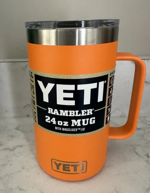 Yeti Rambler 14oz Stackable Mug SAND (RARE!)Magslider Lid/Durasip Ceramic  Lining