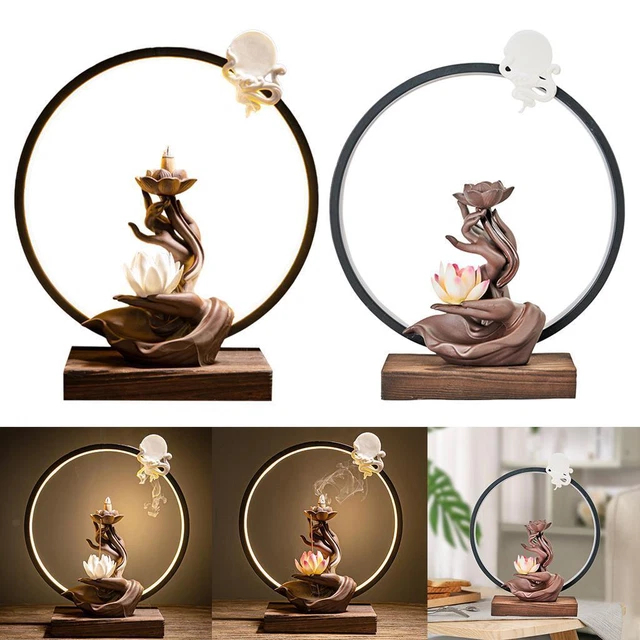 Brûleur D'encens Shoyeido - Porte-bâtonnets Et Cônes En Porcelaine Petit Chat - Neuf - Fabriqué Au Japon