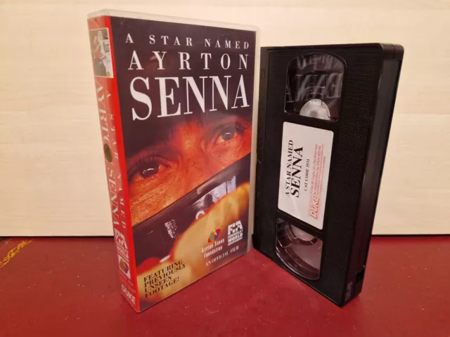 A Star Named Ayrton Senna - Formula 1 - F1 - PAL VHS Video Tape (T415)