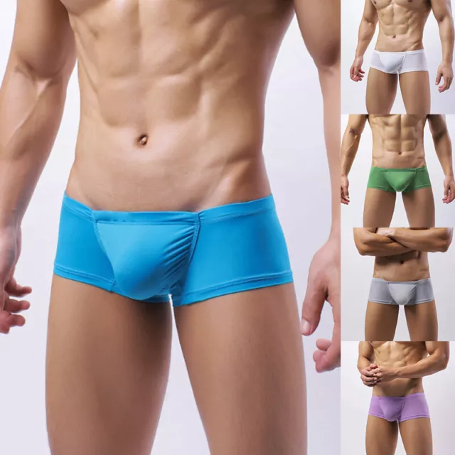 Mens Pouch Boxer Shorts Bulge Pouch Underwear Sports Briefs Underpants/Trunks