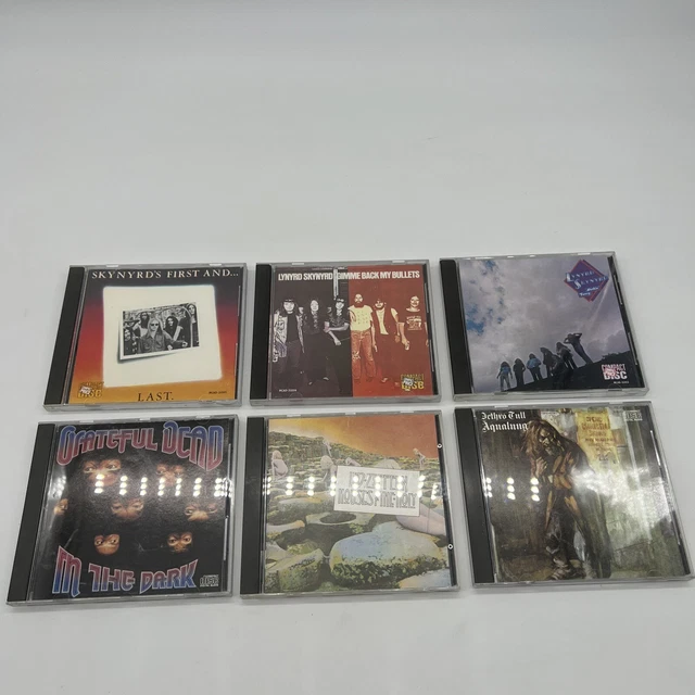 Lot 6 CDs - Lynyrd Skynyrd - Zeppelin - Jethro Tull - Grateful Dead - Read!!