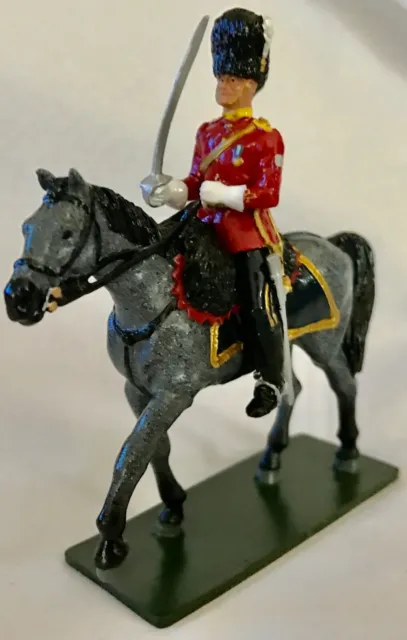 Wm. Britain, Royal Scots Dragoon Guards Horseback Mounted Officer, #48013. NIB 3