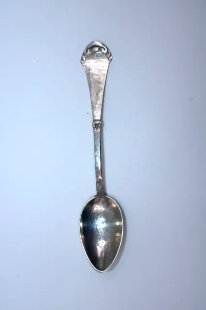 Three Towers Copenhagen Christian F. Heise Coin Silver Spoon Hammered