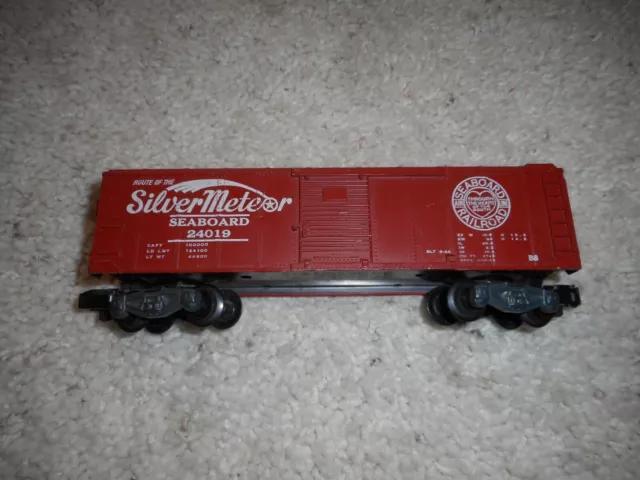 S  Guage American Flyer #24019 Silver Meteor Seaboard Boxcar