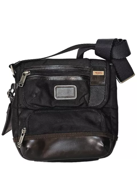 Tumi Alpha Bravo Barstow Black Crossbody Bag Tote Shoulder Strap 22306