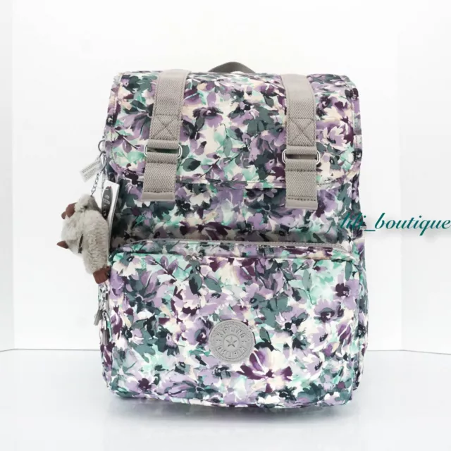 NWT Kipling BP4045 Odell Laptop Backpack Travel Bag Polyester Spanish Bloom $139