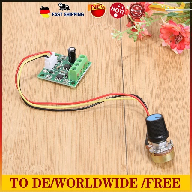PWM DC Motorgeschwindigkeit Regler 1.8V 3V 5V 6V 12V 2A Speed Control Modul Best