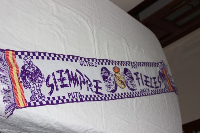 Bufanda De Futbol Oficial Ultras Del Real Madrid Ultras Sur Siempre