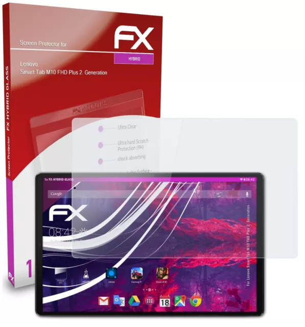 FX-Hybrid Verre film protecteur Lenovo Smart Tab M10 FHD Plus 2. Generation