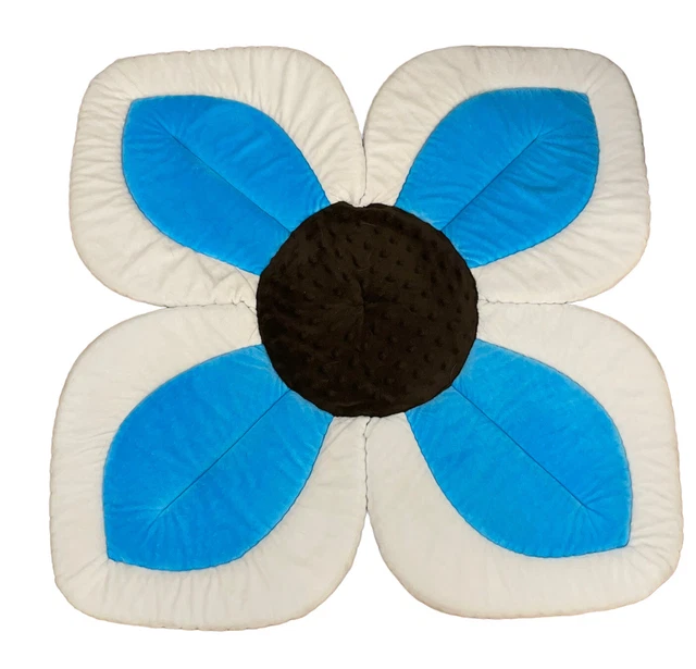 Blooming Bath Lotus Baby Bath Package free Bathing Mat Flower Bath Blue Shower