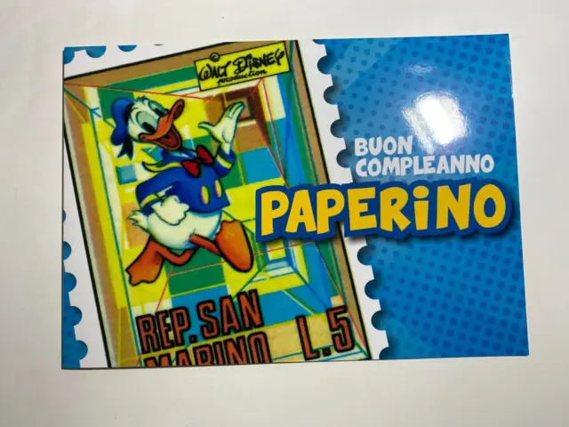 2019 Folder Bolaffi Italia/RSM 85 Anni di Paperino Donald Duck Disney LE 300