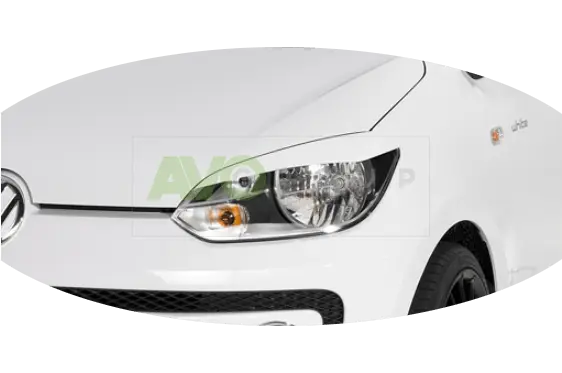 BROWS HEADLIGHT EYELIDS for VW / Volkswagen Up! 2011-2016 ABS