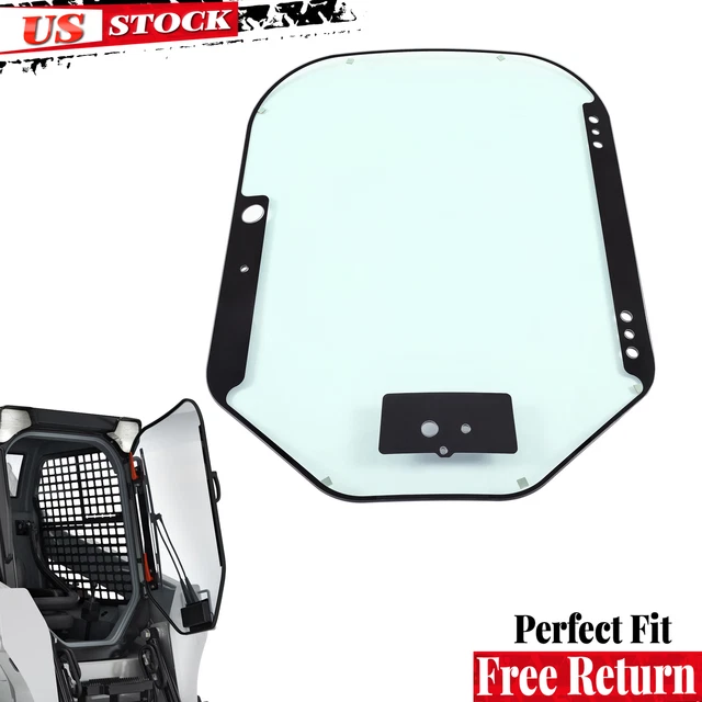 Replacement Door Window Glass For Bobcat Skid Steer Loaders (S220, T190, Etc.) - Fits #6729776