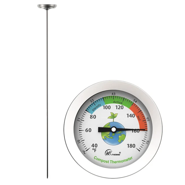 Thermomètre Étanche Compteur De Sol Numérique Compostage Imperméable