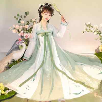 3 PZ LADY cinese Fata HANFU petto Gonne antica Princess Dress Costume Retrò
