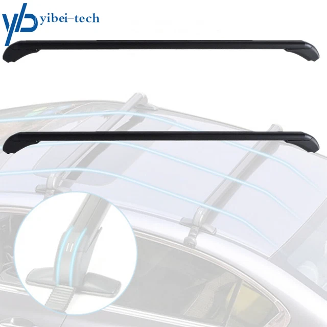 UNIVERSAL CAR TOP Roof Rack Cross Bar 43.3 Luggage Carrier Aluminum with Lock $56.99