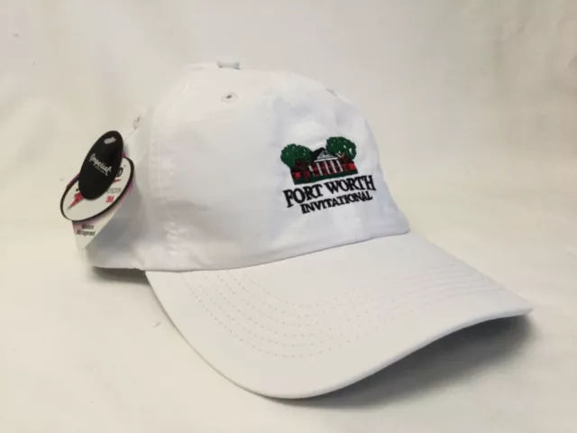 Fort Worth Invitational Golf Cap White Mens Imperial Adjustable New w/Tags RARE