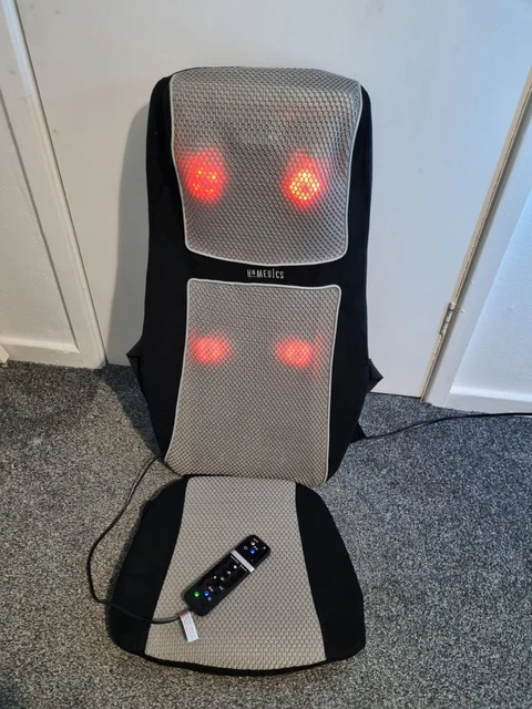 HOMEDICS SBM 600H 3D Shiatsu Back Massager Massage Chair Cushion