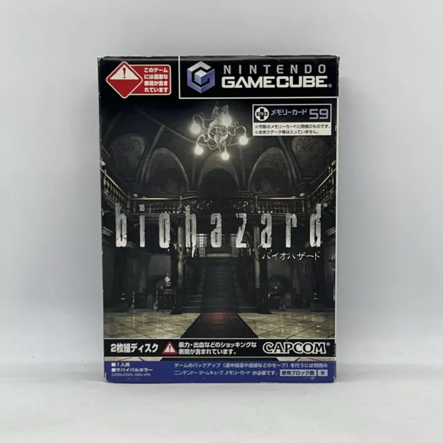Bio Hazard Biohazard Resident Evil Nintendo GameCube GC Japan Import NTSC-J