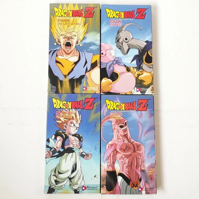 DRAGON BALL Z VHS Lot Fusion Last Saiyan Evil Buu Ambush Majin Buu
