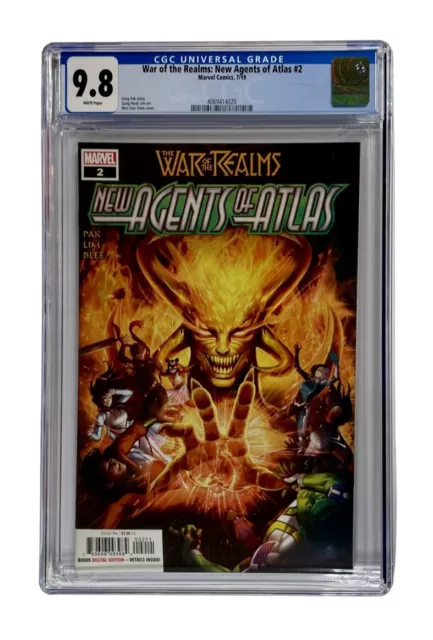 War of the Realms New Agents of Atlas #2 CGC 9.8 - 1st appearance Sword Master