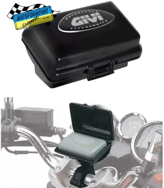 Motoweb24 Custodia porta telepass moto con Kit per il fissaggio Givi  codice-S601
