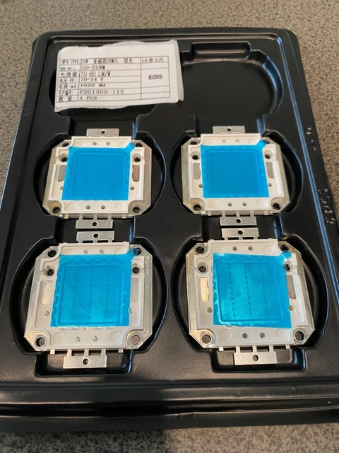 30W GREEN COB LED Array 520-530nm