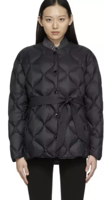 Rag & Bone Womens Rudy Liner Black Down Quilted Jacket Coat Size Large NEW!