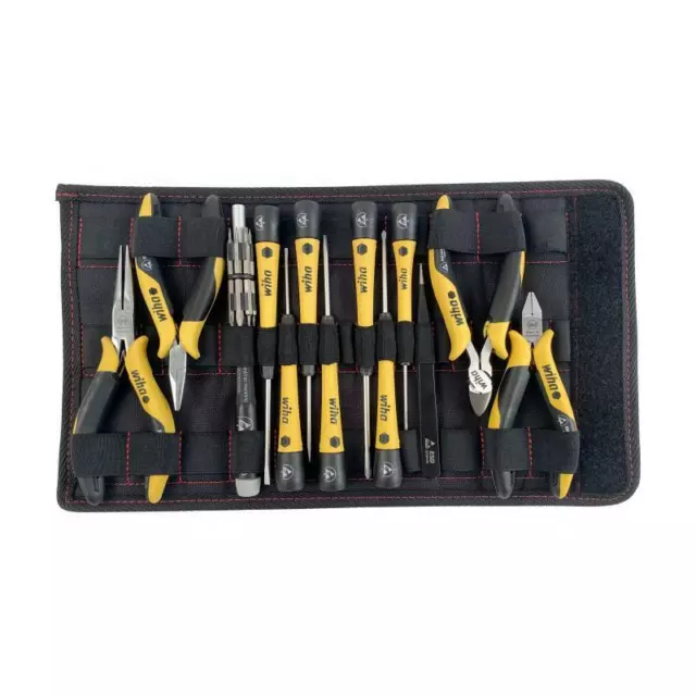 Wiha Tools 45892 26 Piece ESD Safe PicoFinish® Screwdrivers Pliers and Bits Set