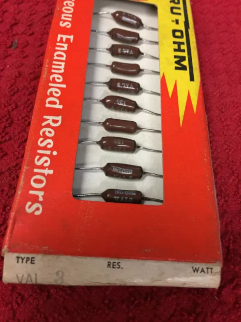 Val 3 Tru Ohm Resistors 125 0Hm 3 Watt 10 Pcs