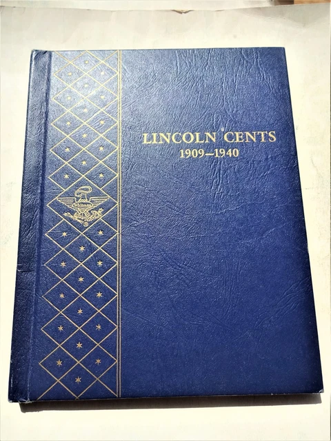 73 coin set lot album collection of Lincoln wheat cent pennies 1909 vdb to 1940