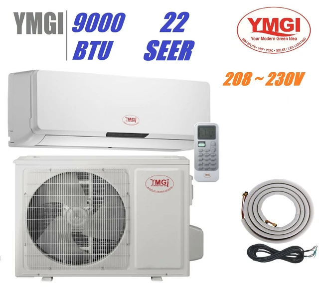 YMGI 9000 BTU Mini split Air Conditioner 208230V 22 SEER SJJan 995.00