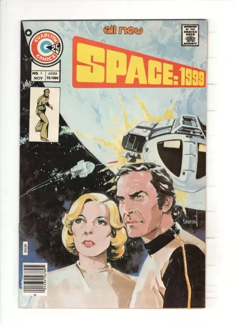 SPACE 1999 #1 NM-, Joe Staton cvr & art, "Moonless Night", TV show, Charlton '75