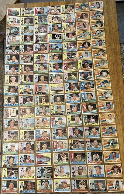 1960 Topps Baseball Partial Set 386/572 Mickey Mantle Boyer, Kaline, Maris 1960 Topps Baseball Partial Set 386/572 Mickey Mantle Boyer, Kaline, Maris