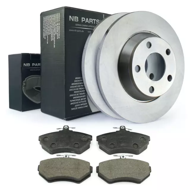 Disques de Frein + Plaquettes Avant 280mm Plein pour Audi A4 B5 B5 1.6 1.9 Tdi