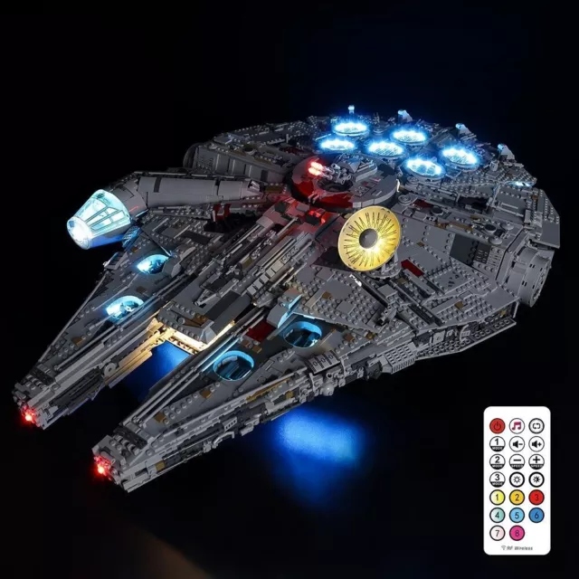 Kit d'éclairage LED pour LEGO 75192, 05132 Falcon Millennium Star Wars...