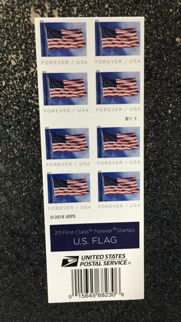 STAMP US SCOTT 5345 US Flag FOREVER 2019 MNH