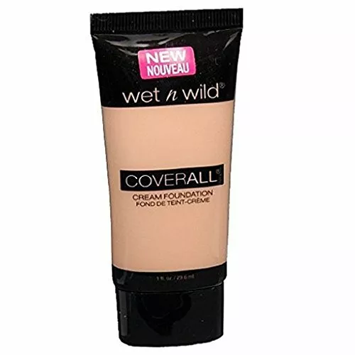 1pc Wet n' Wild Coverall Cream Foundation 818 light Medium