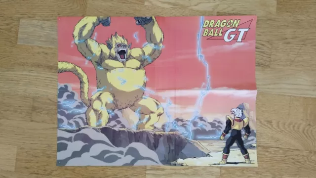 Grand Poster Goku SS4 Oozaru Baby Dragon Ball GT club Dorothée vintage