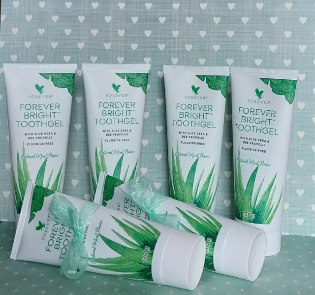 4 + 2 geschenkt - Forever Bright Toothgel® Zahncreme - Aloe Vera - fluoridfrei