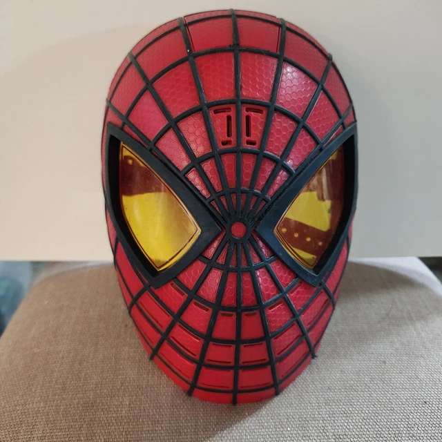 Hasbro Marvel Amazing Spider-Man Talking Mask 2012 Adjustable Strap Tested Works