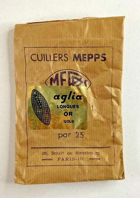 CUILLER MEPPS AGLIA ARGENT-PAR 2