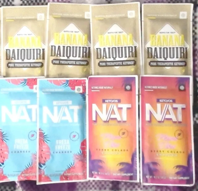 PRUVIT NATS BANANA DAIQUIRI FRIESIA FREEZE BERRY COLADA MOCKTAILS 💜 8