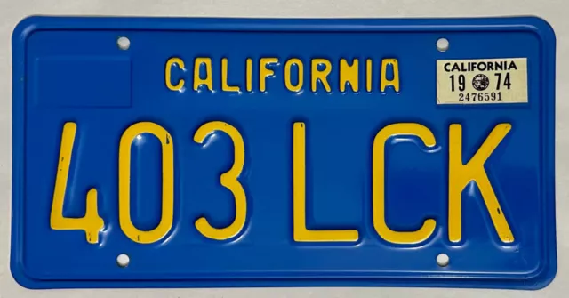 2005 CALIFORNIA LICENSE PLATE PLATES PAIR " 3WAL535 " CA